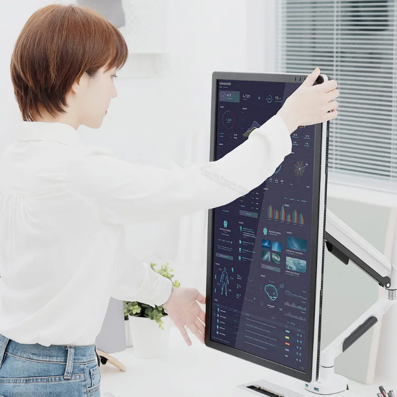  Xiaomi Mijia Loctek Multi-function Pneumatic Spring Display Bracket 360° Unobstructed Rotation Stan