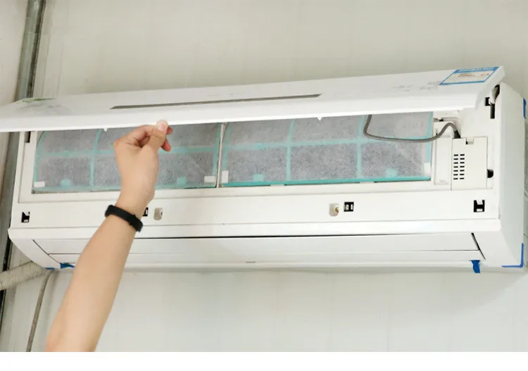 

2pcs/lot Practical Scalable Adhesive Non-woven Anti-dust Air Condition Filter Mesh Cloth Cleansing Car AC System Home LF 162