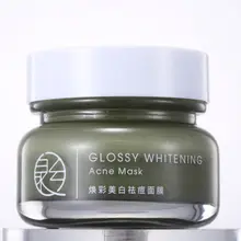 Отбеливание акне Маска очищающая увлажняющая маска для лица грязевая маска уход за кожей лица 80 г