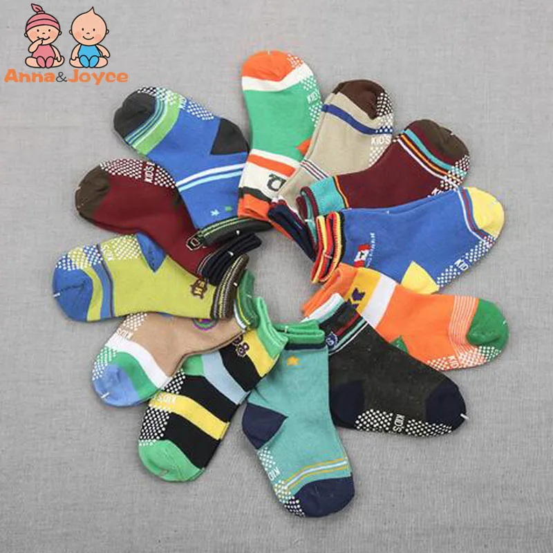 Meninos do Bebê cm para 1-3 Pares Lote Meias Criança Anti-slip Tamanho -- 15 Anos Htws0001 12 - 17 Cheap Meias