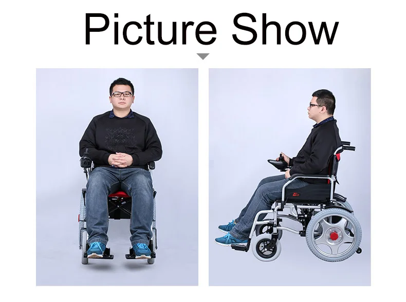 Clearance Foldable Medical Power Wheelchair Electric Handicapped Scooter with Powerful battery Double Motors for the Disabled and Elderly 10 Clearance Foldable Medical Power Wheelchair Electric Handicapped Scooter with Powerful battery Double Motors for the Disabled and Elderly 10