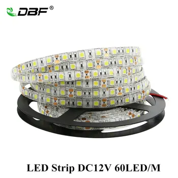 

16.4ft(5m) LED Flexible Strip 300 Units SMD5050 LEDs 12V DC Light Strips LED Ribbon DIY Holiday Home Kitchen Car Bar Indoor Part