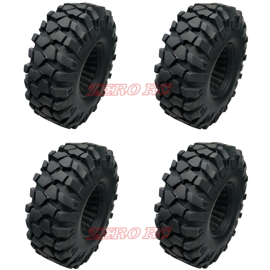 Swiftswan 4 Pcs 1.9 Inch 110mm Rubber 1//10 Rock Crawler Tires Tyre for D90 SCX10 AXIAL RC4WD TF2 RC Car