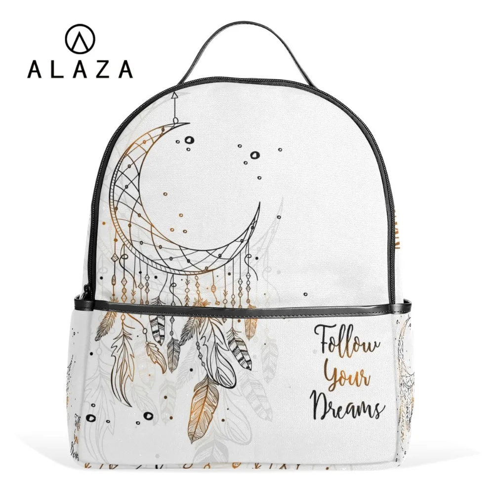 

ALAZA Bohemian Dreamcatcher Prints Backpack for Women School Backpack Girl Female mochila feminina Travel Bag Best Gift For Kids