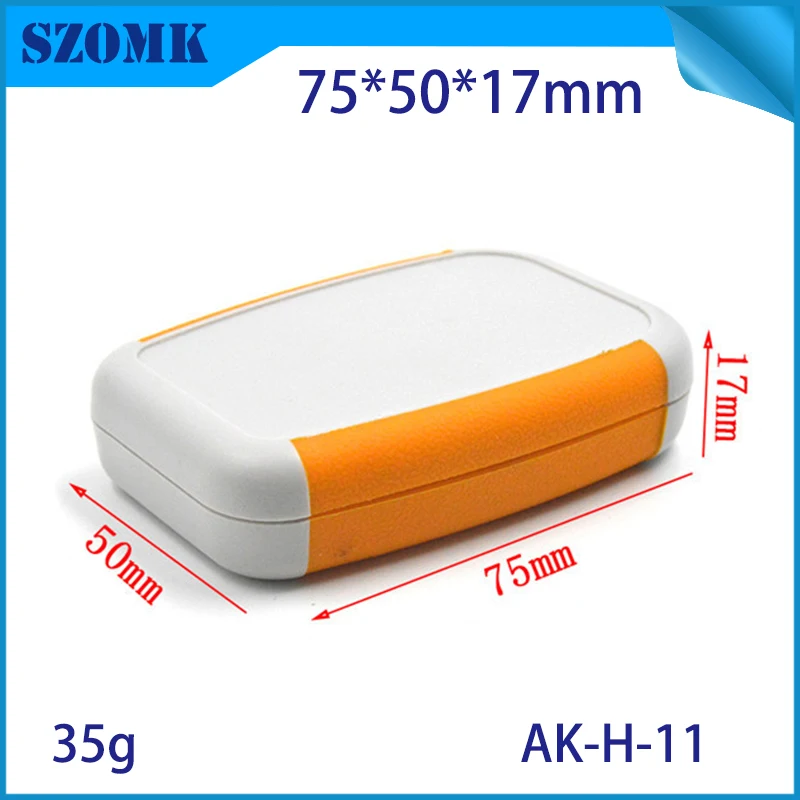 

2 pcs handheld plastic enclosures for GPS tracking and electronics case housing for PCB and design in good quality szomk silicon