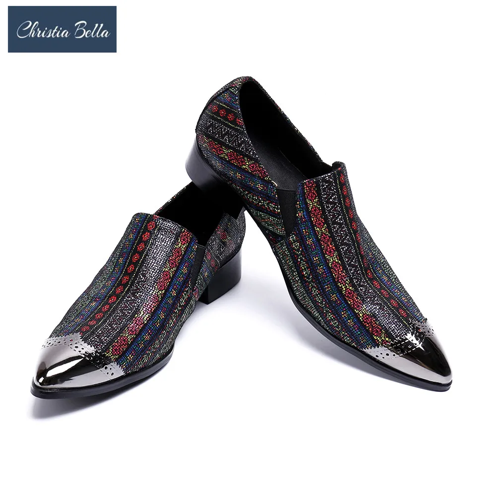 Christia Bella New Men's Fashion Party Loafers Shoes for Men Brand Designers Slip On Loafers Flats Shoes Men Plus Size 38-47 Christia Bella New Men's Fashion Party Loafers Shoes for Men Brand Designers Slip On Loafers Flats Shoes Men Plus Size 38-47