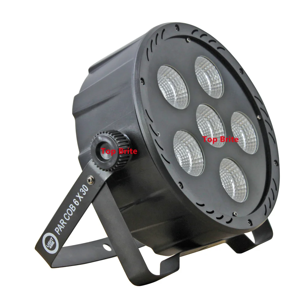 10 упаковок коробки посылка 6X30W RGBW 4 в 1 плоские светодиодные светильники Par COB 150W