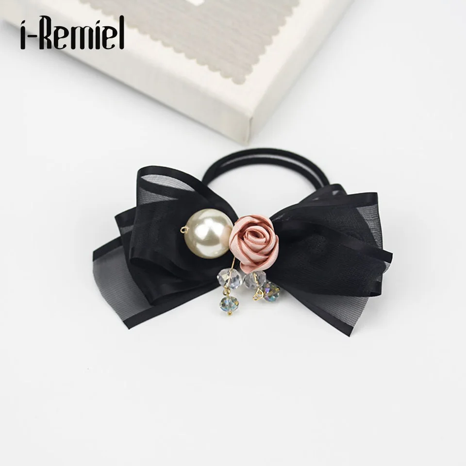 

i-Remiel Fashion Cloth Butterfly Hair Strip Headbands For Girls Turban Women Flower Hair Clip Fascinator Hair Accessories