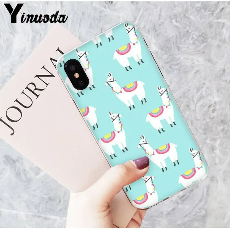 Cute cartoon animal alpaca small dinosaur