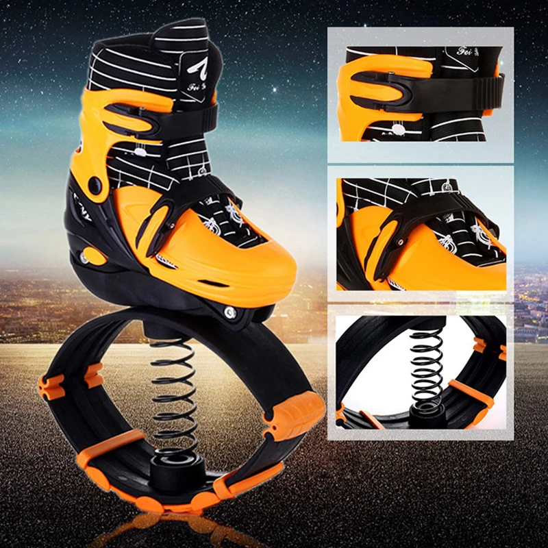 2017 nuevos zapatos de saltar 2in1 patín de patín zapatos de rebote niños adolescentes adultos deportes al aire libre zapato de Fitness - 4
