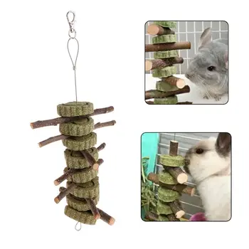 

Pet Toy Apple Tree Branch Teeth Grinding Grass Natural Hamster Rabbit Chinchilla Small Animal Supplies Hanging Cage