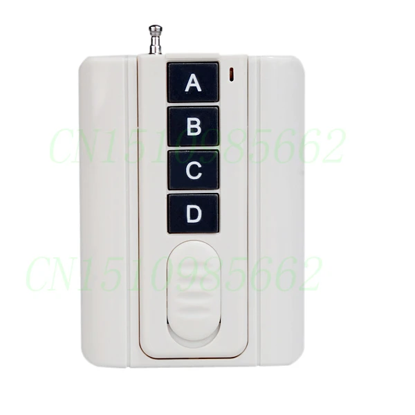 

Wall Remote Control Transmitter Big Button Remote Control with Base to be fixed on wall 4 Button 433 PT2262