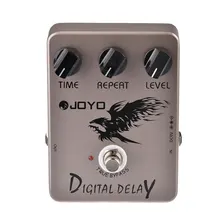 ДЖОЙО JF-08 гитара цифровой задержки эффекта педали высокое качество 9В DC адаптер питания без батареи гитара части и аксессуары