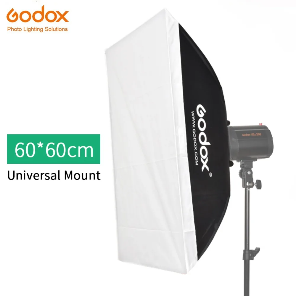 

Godox 60*60cm / 23.6" x 23.6" Portable Square Studio Strobe Softbox Diffuser MS60*60 with Universal Mount for Studio Flash