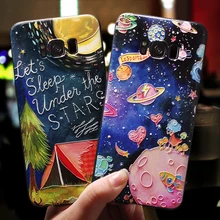 3D тиснение с принтом в виде персонажей из мультфильма для samsung Galaxy S7 край J3 J5 J4 J6 плюс J7 J8 A7 A30 A5 S8 S9 Plus Note 8 9 чехол TPU Защитный чехол