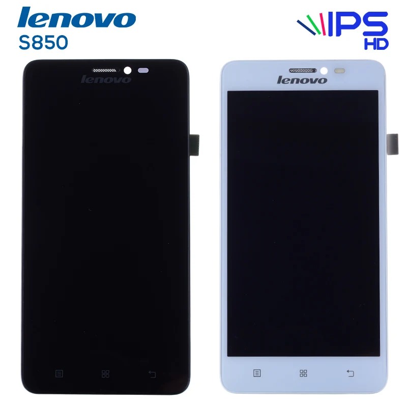 NEW 1280x720 5.0'' TFT LCD For LENOVO S850 Display Touch Screen Digitizer Replacement Parts S850T | Мобильные телефоны и