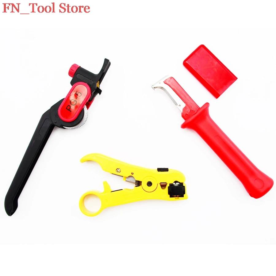 

3 PCS./Set. Cable stripping pliers multi-function wire stripping tool Cable cutting tools