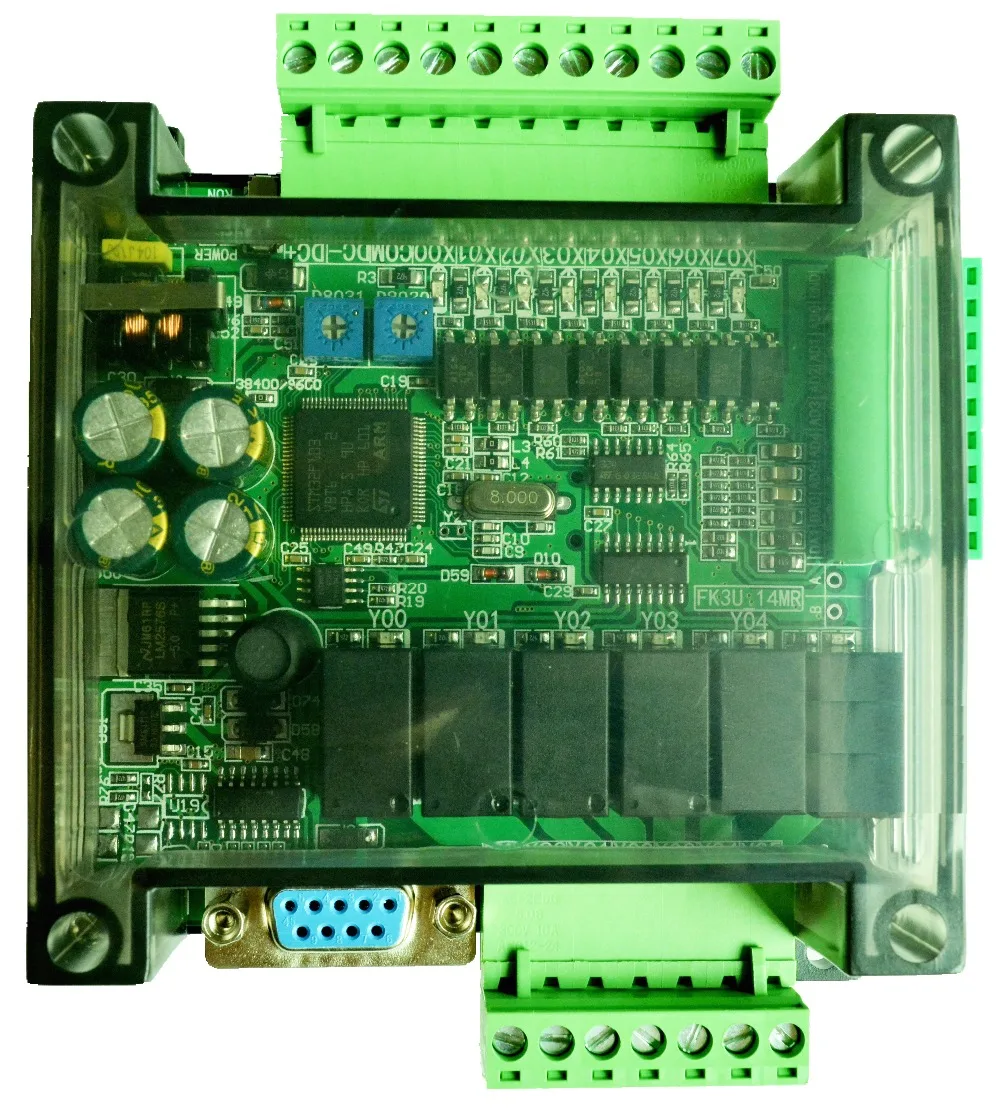 FX1N FX2N FX3U 14MR 6AD 2DA PLC RS232 RS485 Modbus RTU 24VDC для Mitsubishi PLC|Соединители| |
