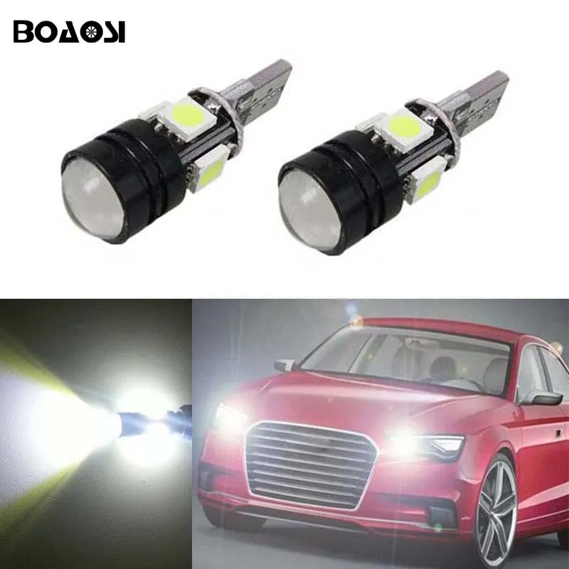 

BOAOSI 2x T10 W5W LED Parking Lights Sidelight No Error For AUDI A2 A3 8L 8P A4 B5 A6 4B 4F A8 D2 TT Q3 Q5 Q7 C5 C6 C7 S2 S4