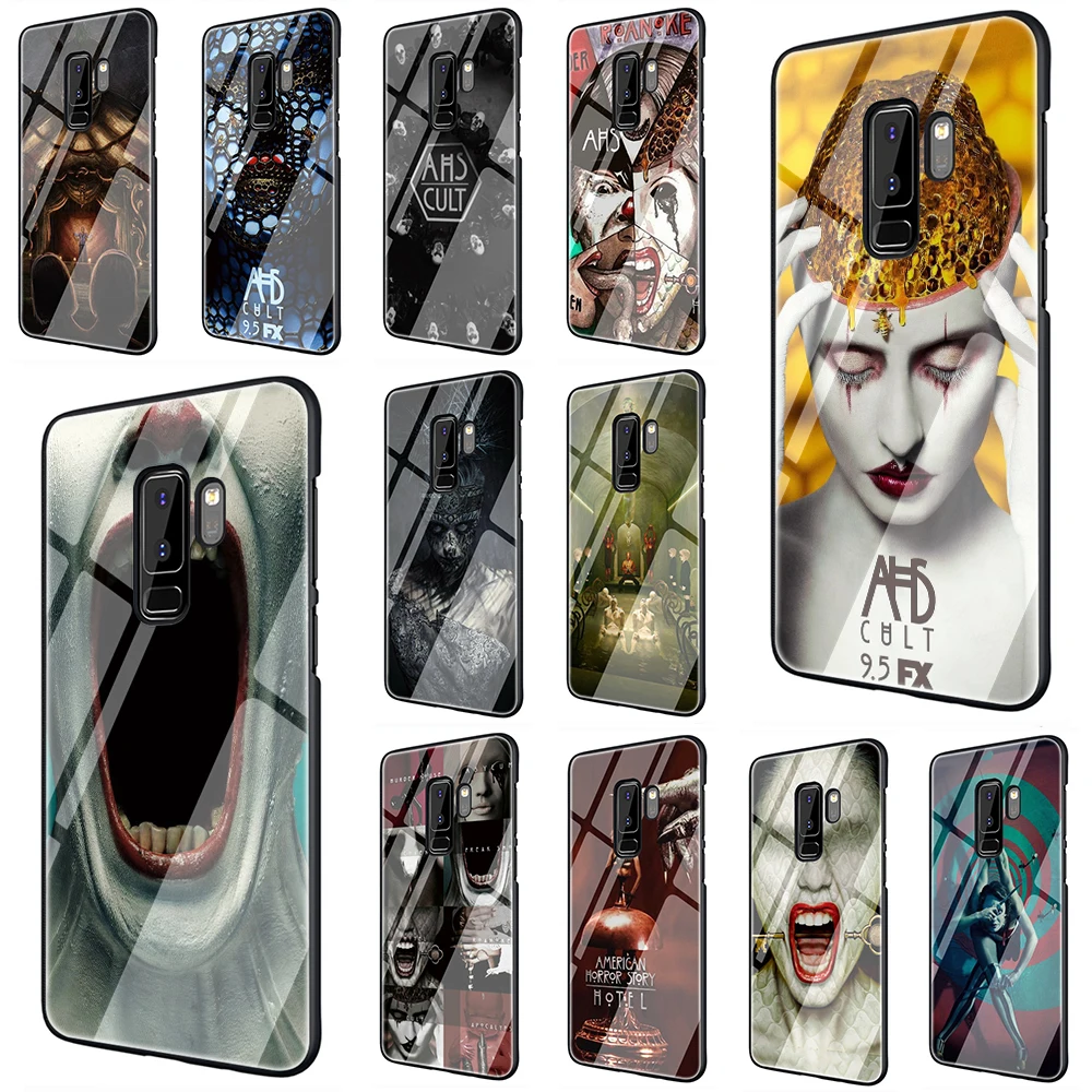 

TV American Horror Story Tempered Glass Soft TPU Cover for Samsung S7 Edge S8 S9 S10 Note 8 9 10 plus A10 20 30 40 50 60 70