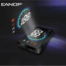 EANOP A08 автомобильный HUD headup OBD2 Спидометр дисплей Windshild более скоростной проектор Цифровой детектор для Audi, renault, P