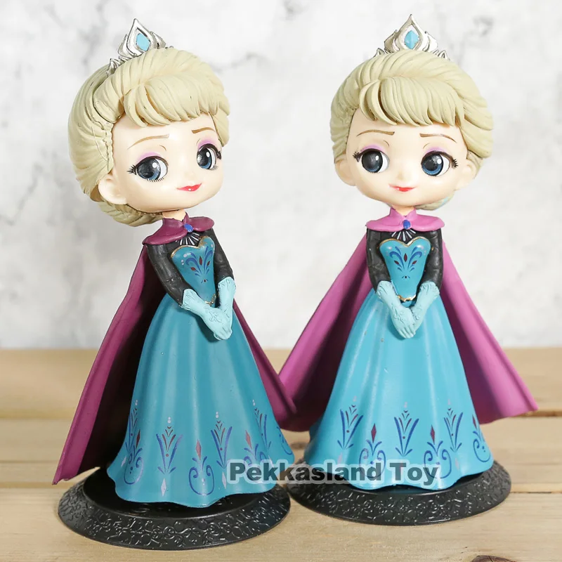 

Q Posket Characters Elsa Coronation Style PVC Figure Collectible Model Toy Qposket Doll