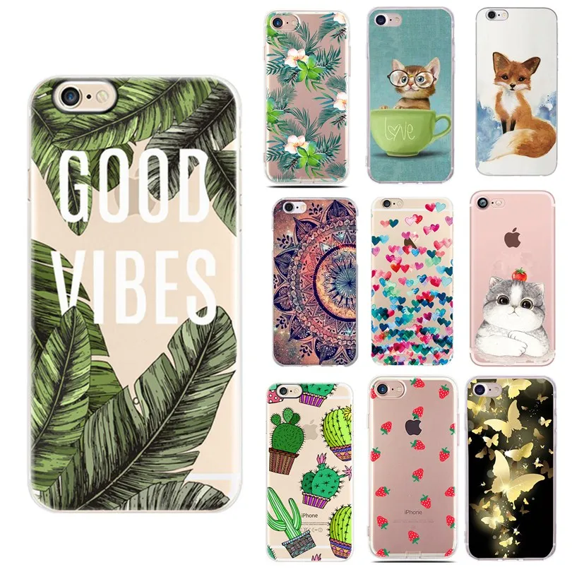 

Cover For iphone 8plus case luxury silicon coque heart cover for iphone 7plus 7 8 plus 6 s 6s 5 5s se funda capinha para
