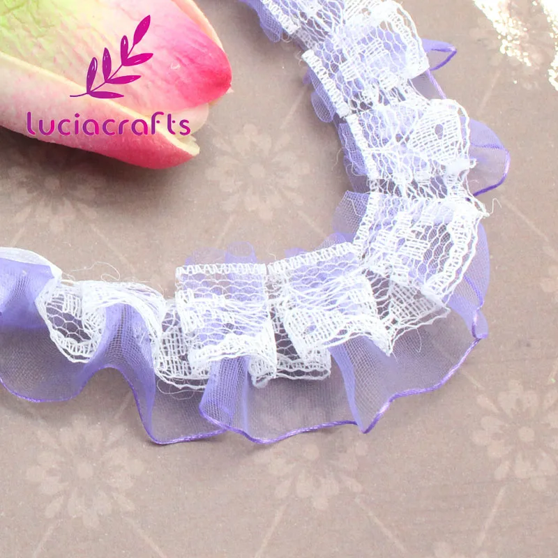 Lucia Crafts 2 ярда 5 см кружевная отделка ручной работы в стиле пэчворк аксессуары для
