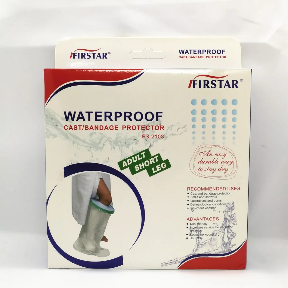 Adult Waterproof cast cover watertight protection leg foot protector cast try bag  (2)