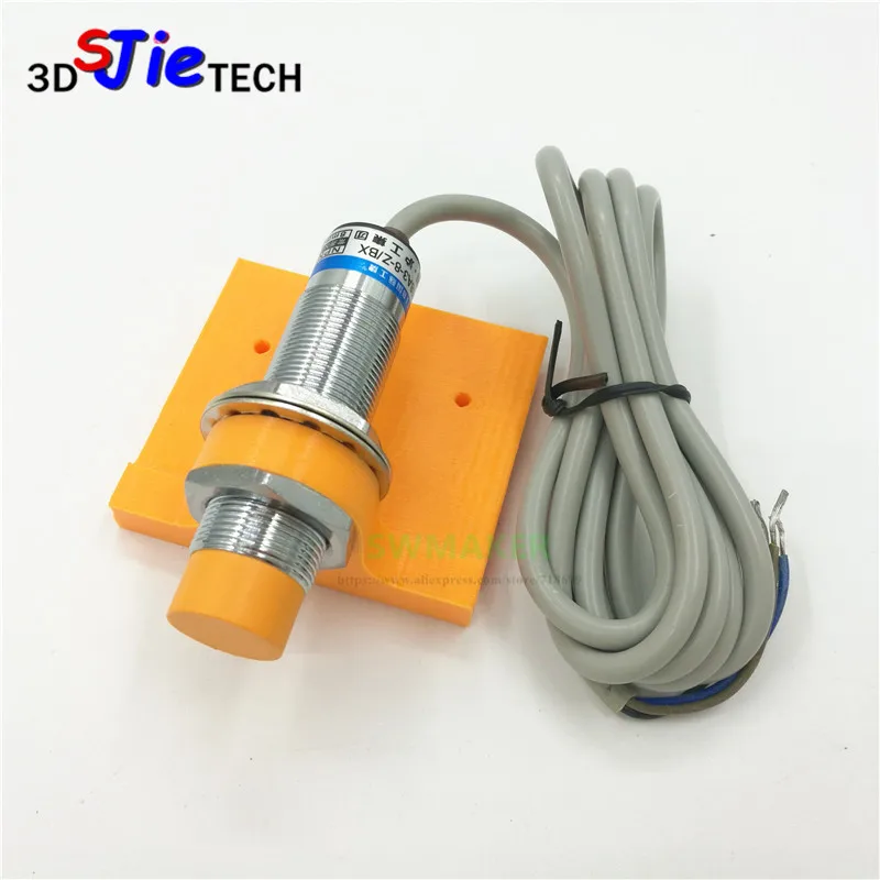  1 set Anet A8 18mm Rear Mount Sensor Bracket auto leveling glass bed LJ18A3-8-Z/BX inductive sensor