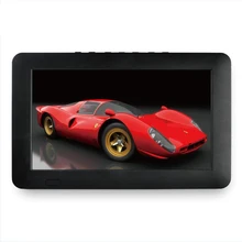 Штепсельная Вилка американского стандарта Портативный 9 дюймов 16:9 1080P TFT Led HD PVR DVBT2 DVBT ISDB цифровой и аналоговый ТВ Поддержка USB устройство для считывания с tf-карт