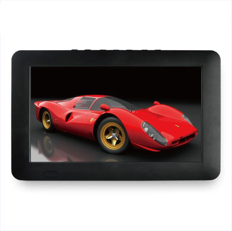 

US Plug Portable 9 Inch 16:9 1080P TFT Led HD PVR DVBT2 DVBT ISDB Digital Analog TV Support USB TF Card Reader
