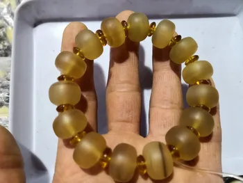 

Natural Tibet yak horn bracelets inlaid horn Rosary Bracelet