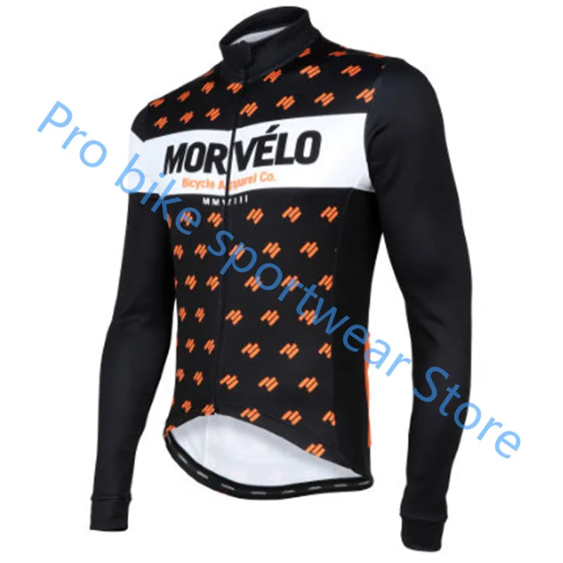Morvelo весна и осень с длинным рукавом костюмы Pro team Велоспорт Джерси гонки Велосипедный спорт велосипедная Одежда Майо Ropa Ciclismo