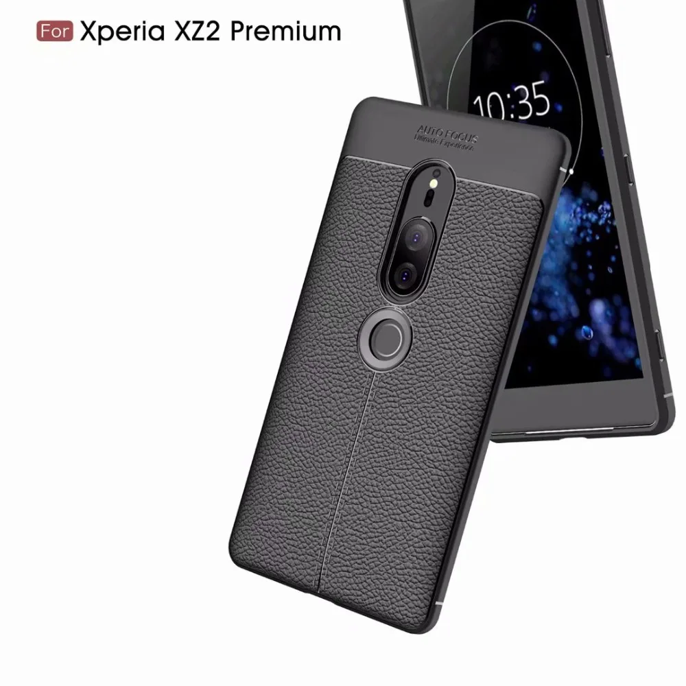 Роскошный мягкий кожаный из ТПУ чехол для sony Xperia XZ XZS Premium XZ1 XZ2 XZ3 XZ4 Compact XA1 XA2 XA3 Ultra для sony Xperia 1 10 Plus