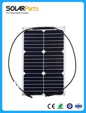 18W Hot sale low price high efficiency solar panel ultra light ultra thin high efficiency solar