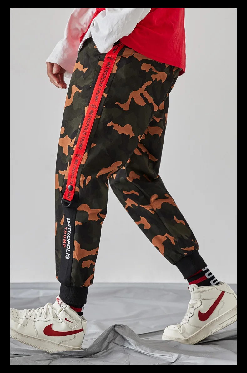 LAPPSTER мужские камуфляжные боковые штаны в полоску 2019 мужские s Уличная Harajuku джоггеры брюки мужские хип-хоп модные брюки карго