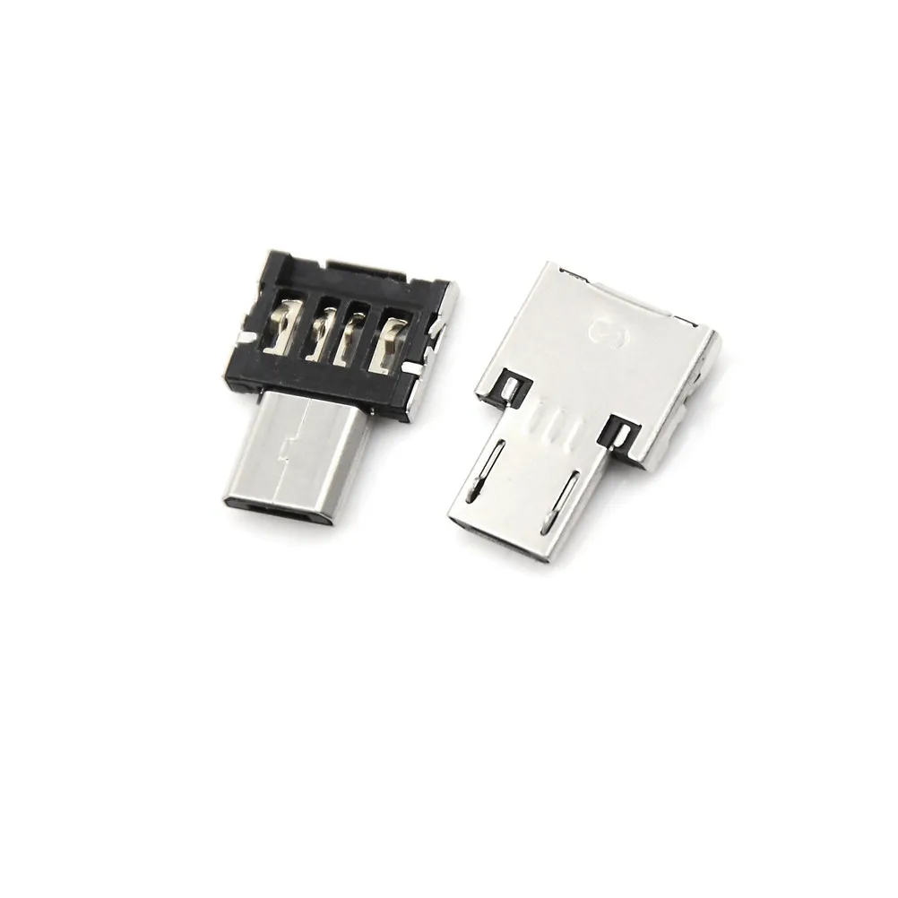 3pcs/lot Micro USB Male to USB Female OTG Adapter Converter For Android Tablet Phone For Xiaomi For HTC For Samsung 15.4x11mm