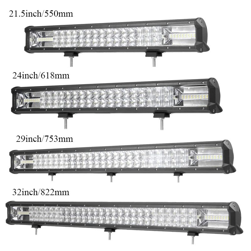 

10.5 13.5" 16" 18.5" 21.5" 24" 29" 32" 5D LED Work Light Bar Combo Truck Driving Off-road ATV Truck SUV Auto Light Bar Work Lamp