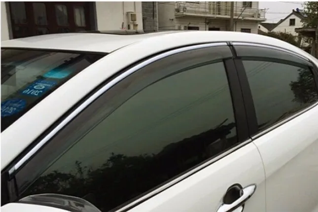 Lapetus оконные козырьки тенты ветер дождь дефлектор козырек защита вентиляционная крышка комплект 4 шт. Подходит для Nissan Altima/Teana 2013