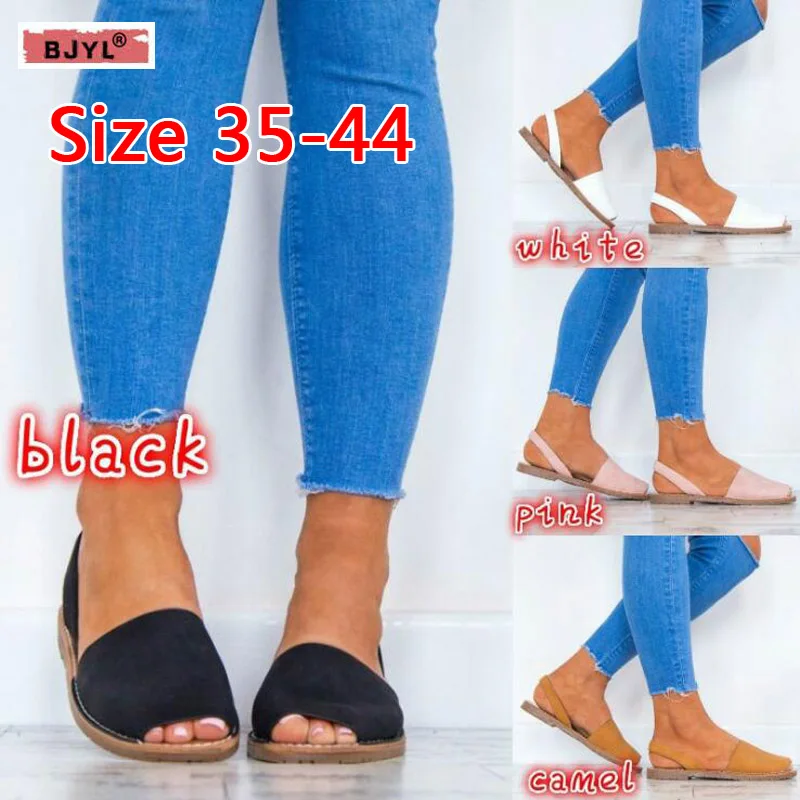 

BJYL women sandals flat Summer women's plus-size gladiator shoes retro lace fish toe sandals for women gladiator shoes
