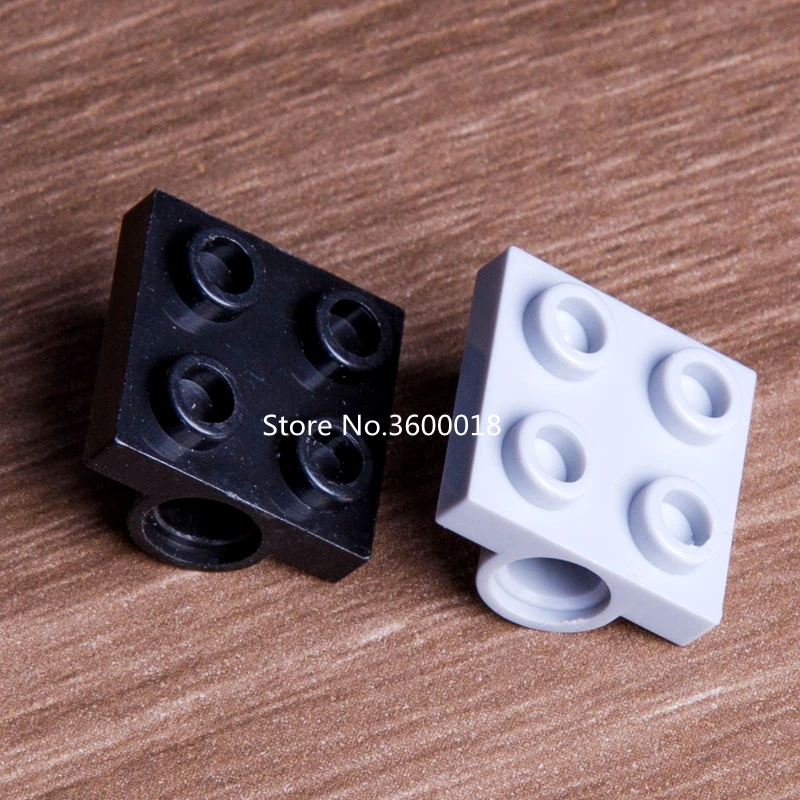 20 шт./лот Decool Plate 2x2 совместим с 2817 21462 2 отверстиями MOC Brick DIY block bricks parts set|Блочные