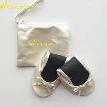 Популярные Цветные складные балетки