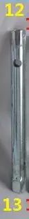 Vidric 8-40 мм торцевой ключ умывальник инструмент блюдо сервисный ключ для смесителя ванная комната установка ремонт инструмент шестигранная розетка полый гайка - Цвет: 12-13mm