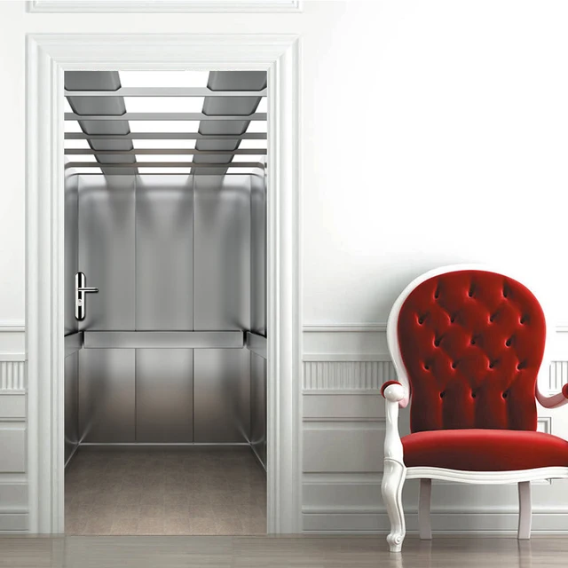 lift door stickers elevatoar waterproof living room bedroom elevator