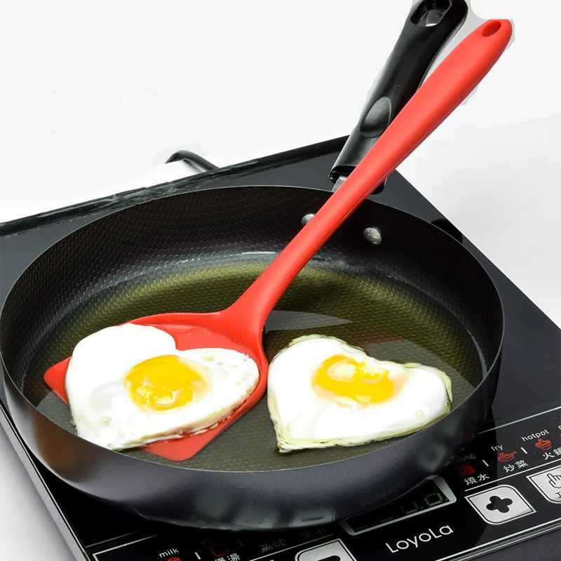 Silicone Heat Resistant Silicone Turner Kitchen Utensil Pizza Bread Egg