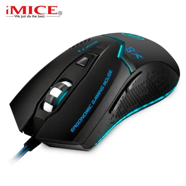 Best Price iMice Wired Gaming Mouse 3200DPI 6 Buttons Professional Optical Mouse  USB Computer Mouse E-Sport Gamer Mice For PC Laptop X8