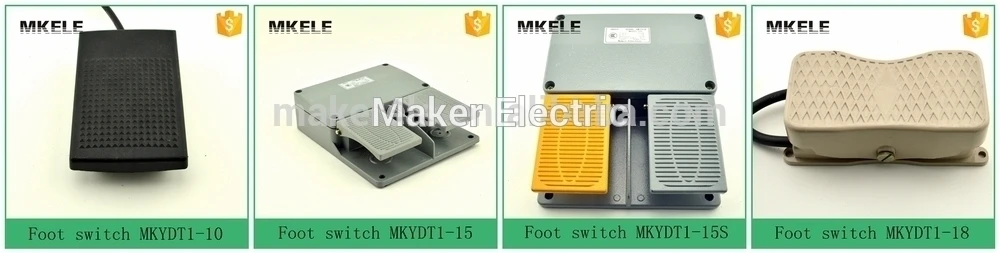 Высокое качество педаль переключатель CE стандартный металлический Педальный переключатель 15A легко контролировать MKTFS-2 проводной моментальный контакт микропереключатель