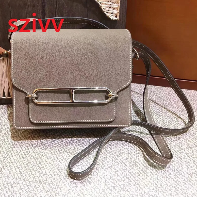 

100% Genuine cow Leather Luxury Handbags Bags Designer Crossbody Bags For Women Famous Brand Runway full handmade 080609