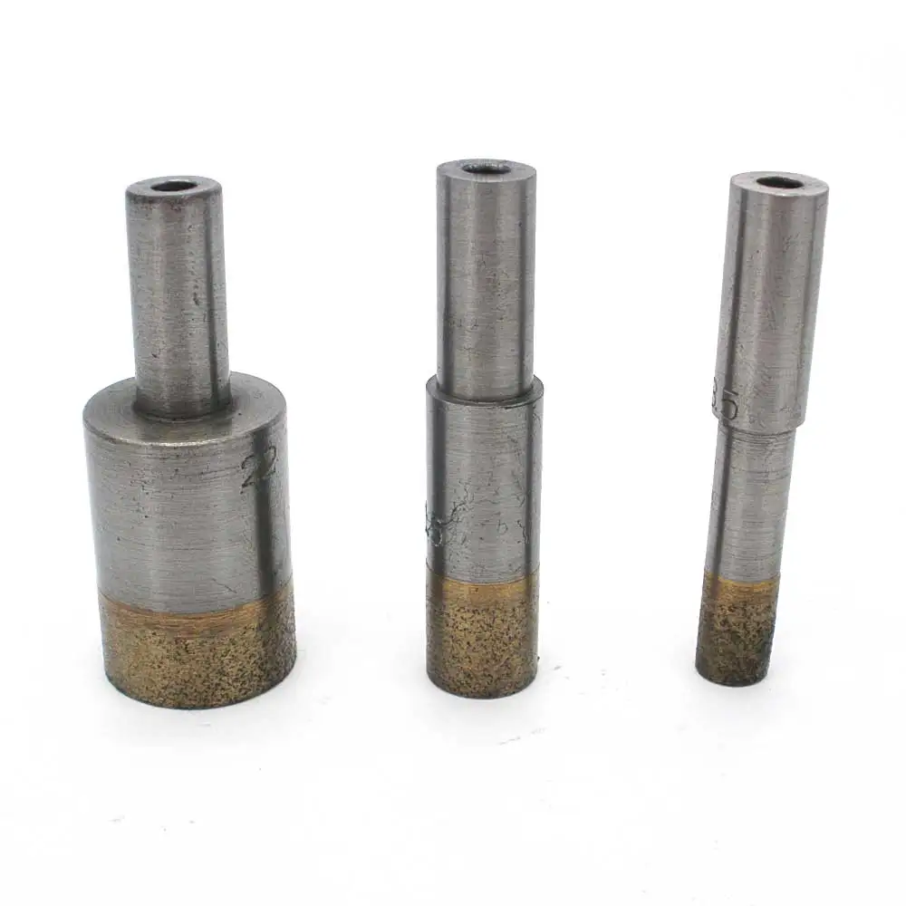5pcs Sintered diamond hole saw steel body drill bit for marble ceramic granite Length 50mm Diameter 5~23mm glass tool zt001